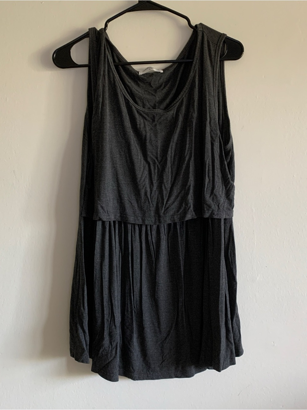 Black Sleeveless Women’s nursing top - Classic Layered Style